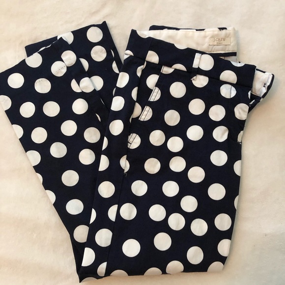 J. Crew Pants - J crew polka dot crop pants J. Crew Pants - J crew polka dot crop pants